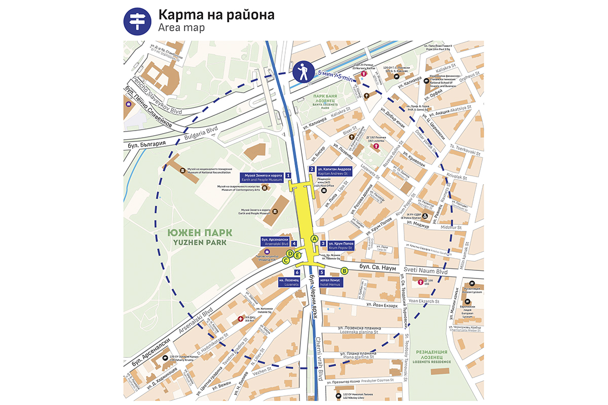 MS 210 Area map